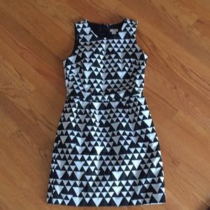 Geometric printed dress